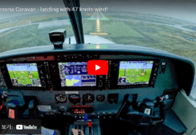 Cessna Caravan – landing with 47 knots wind!